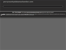 Tablet Screenshot of perrycountyalabamachamber.com